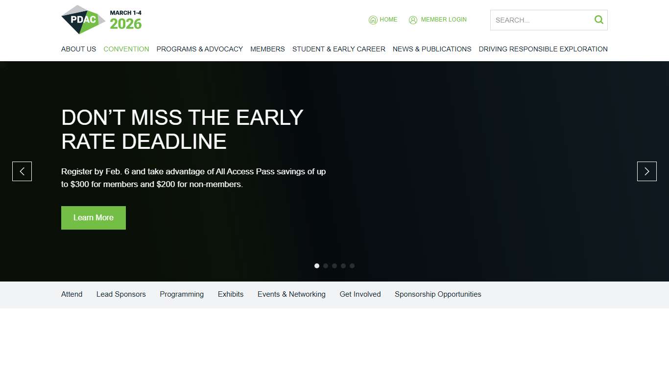 PDAC Convention - 2026